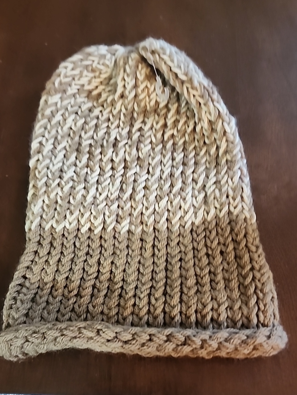 Chunky Knit Cream Beanie Hat - Women Accessories